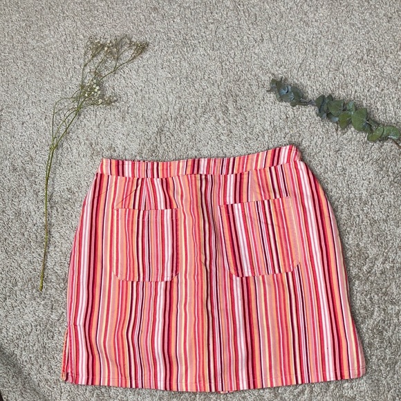 Nevada Colourful Striped Mini Skort ๐ป - Picture 7 of 9